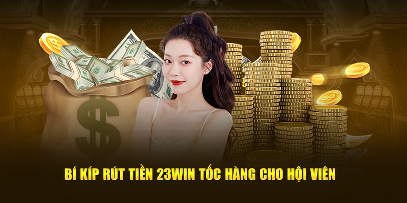 Bí kíp rút tiền 23win tốc hàng cho hội viên