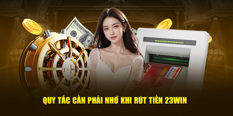 Quy tắc cần phải nhớ khi rút tiền 23win