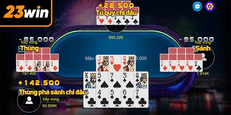 Bí quyết xây dựng phé bài mạnh trong Mậu Binh online