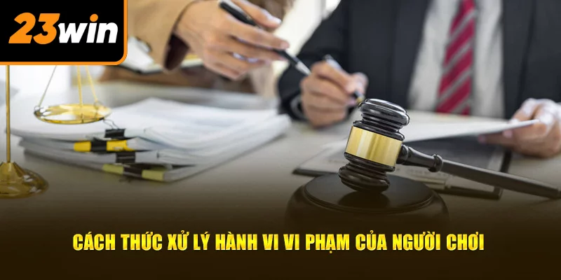 Cách thức xử lý hành vi vi phạm của người chơi