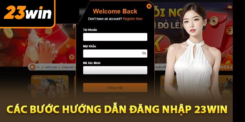 Ba bước đăng nhập với app 23win